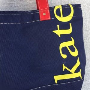 Kate Spade Canvas tote w/ wallet
